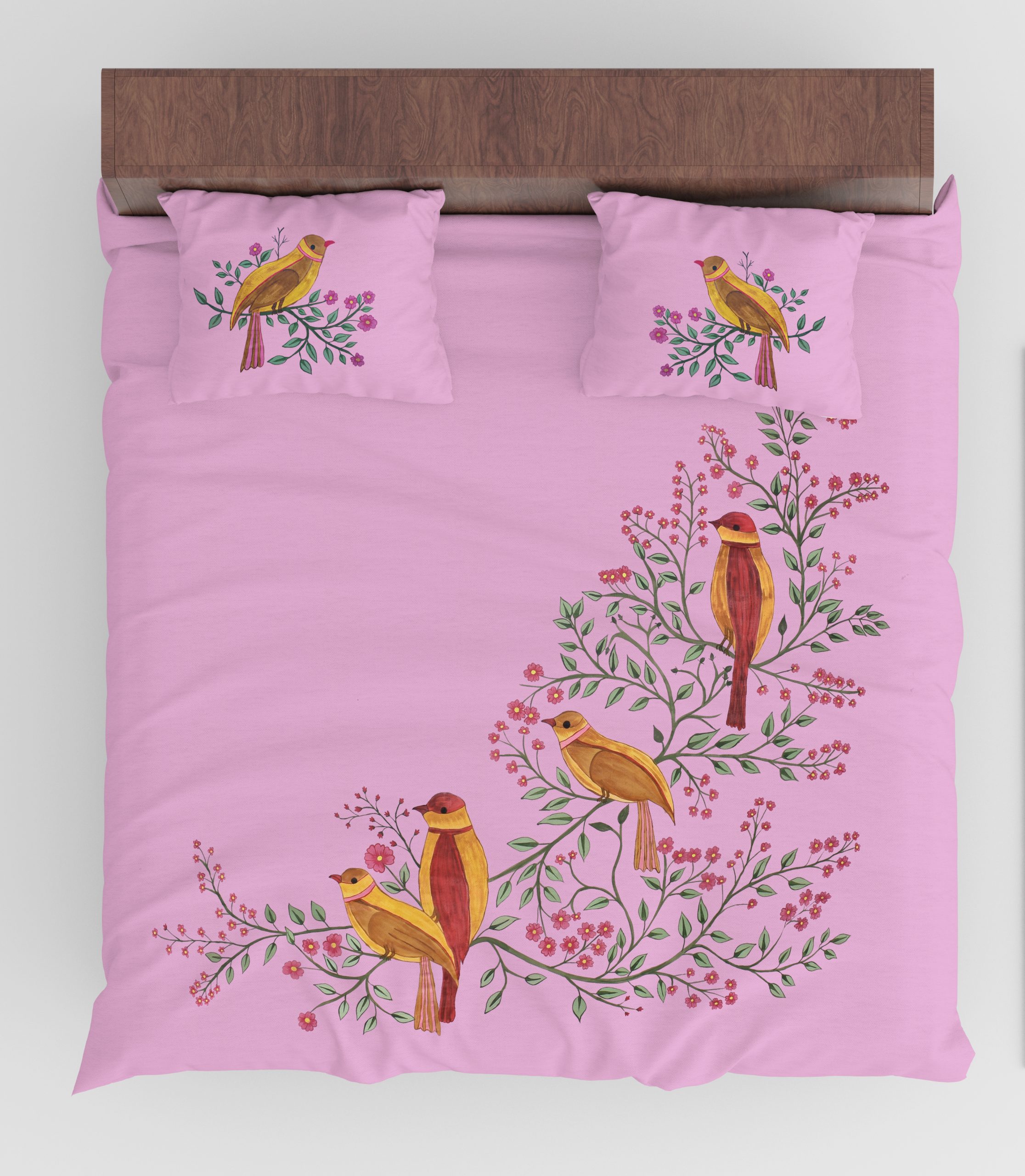 Birds in a Floral Vine - Image 2