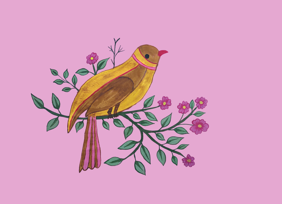Birds in a Floral Vine - Image 5