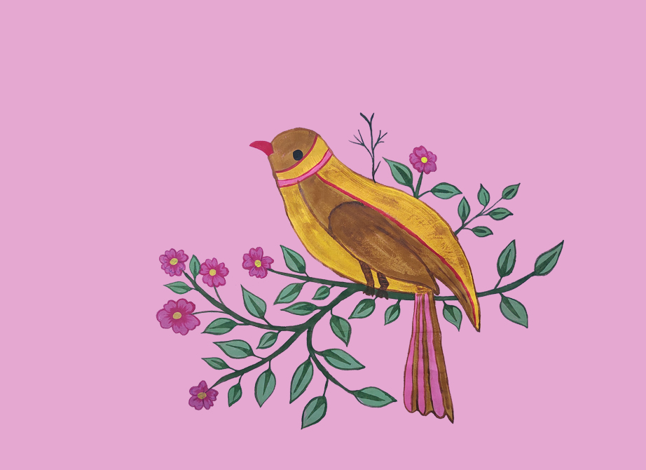 Birds in a Floral Vine - Image 6